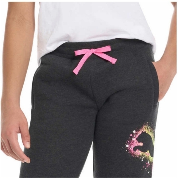 PUMA Youth Girls Jogger  BLACK Ize 14/16‎ - Picture 4 of 12